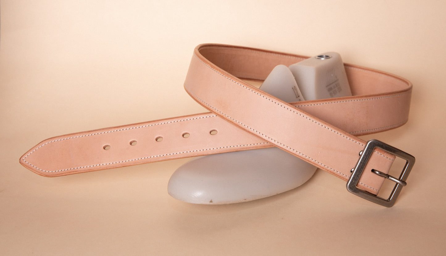 Yoke Belt Natural Unglazed Harness