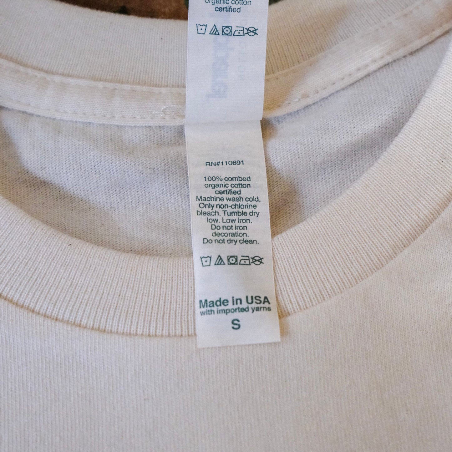 Unsung Organic Cotton Tee-Shirt Natural